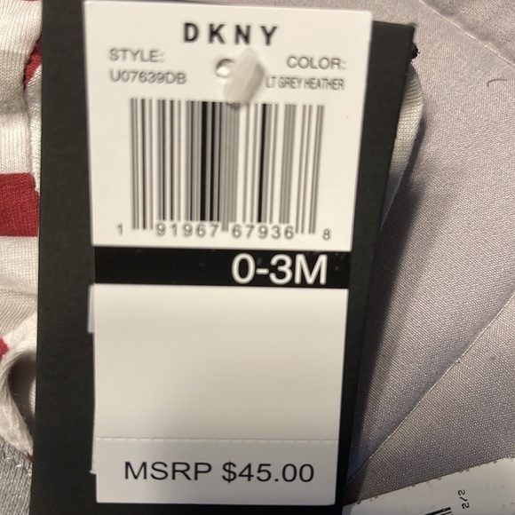 DKNY Infant Overall and Onesie 0-3 months - Picture 6 of 6